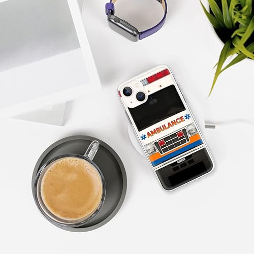 Miniatura 5 de CUBICER Funda de teléfono para ambulancia, diseño suave, a prueba de golpes, funda de silicona para regalos decorativos, cubierta de pantalla