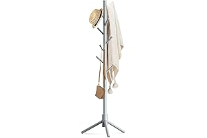 Haddockway Wooden Coat Rack Stand: The Ultimate Bag Hanger Stand for Entryways and Beyond