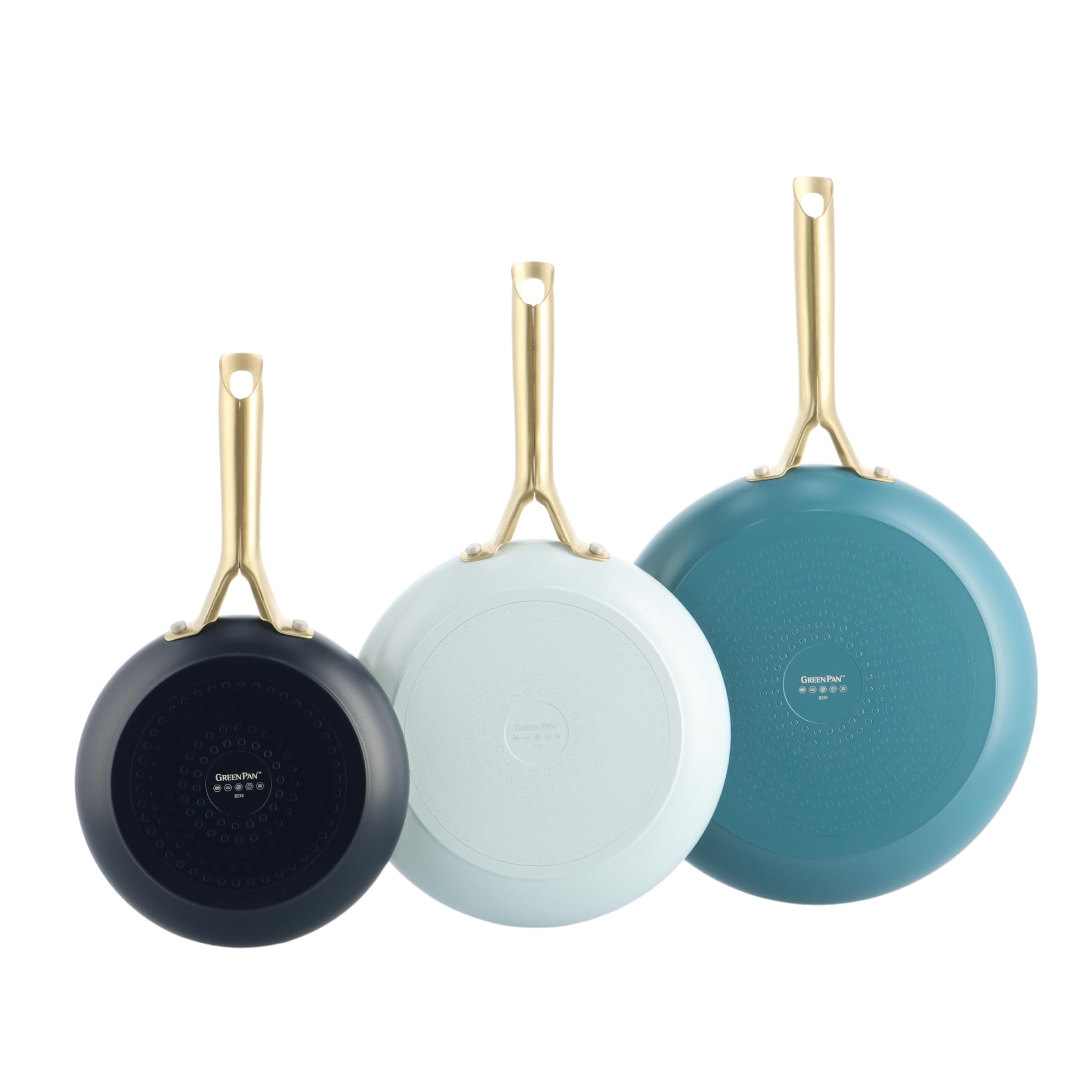 GreenPan Shades 3 Parça Tava Seti – 20 cm, 24 cm, 28 cm – PFAS’sız