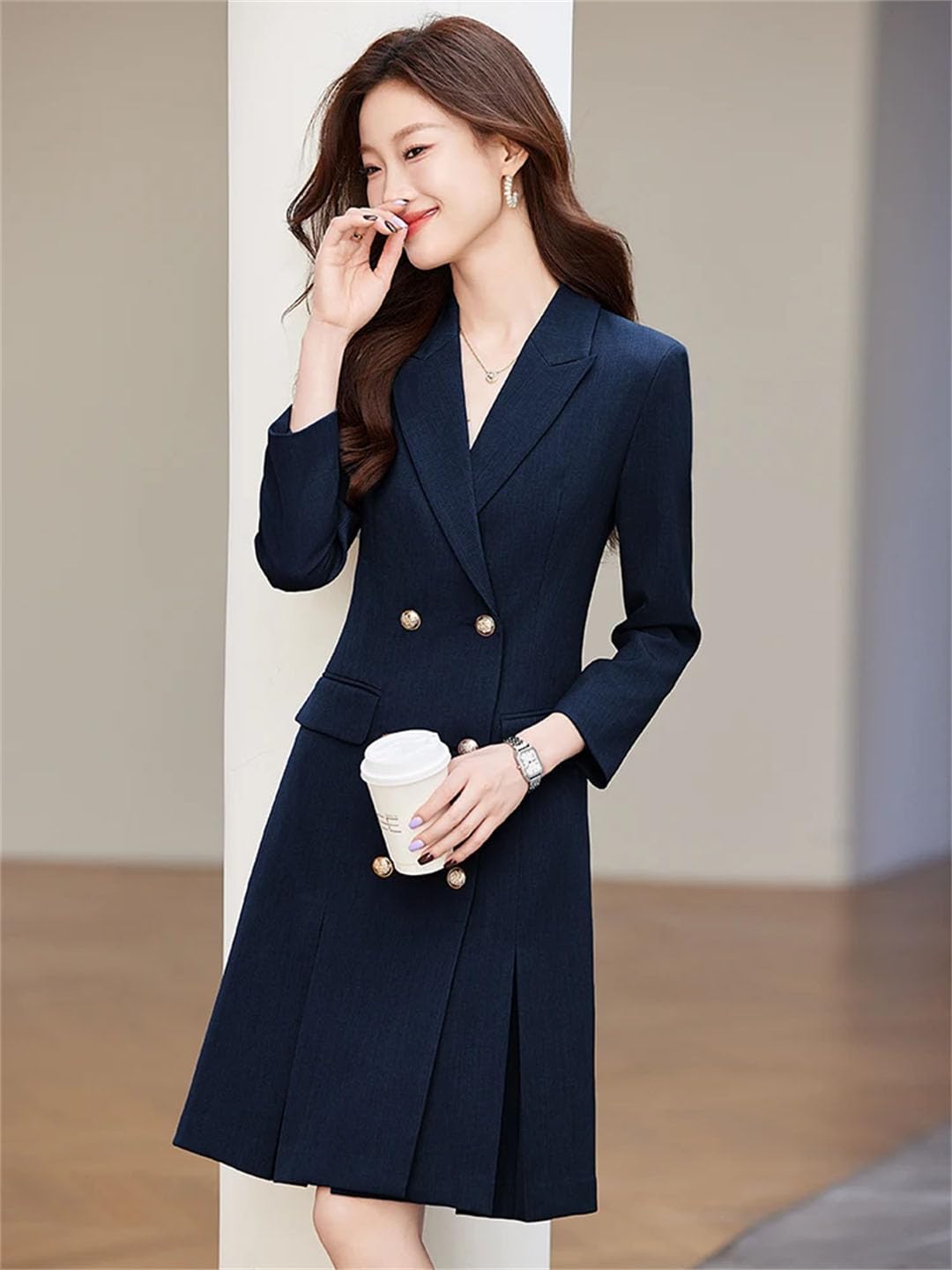 Vestidos formales elegantes para mujer, ropa de trabajo de oficina