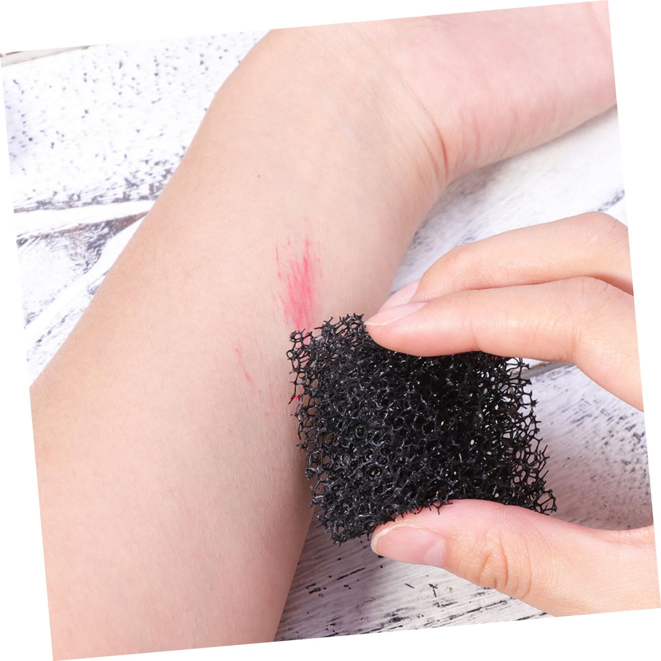 FRCOLOR 32stücke Schwarze Makeup Schwämme Für Halloween Professionelle -schwämme Für Wunden Narben Und Stoppeln Für Special Effects Und Kreative Makeup-anwendungen