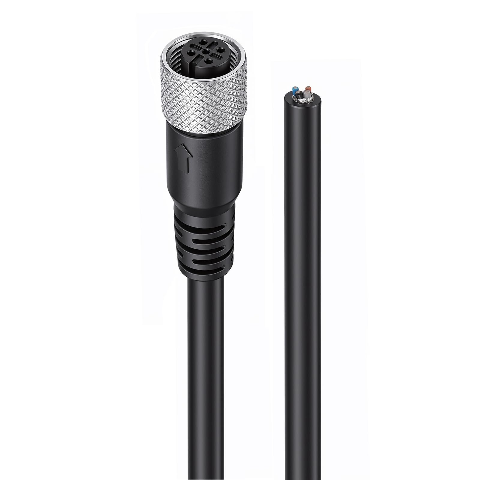 HangTon Câble électrique M12 à code A 5 broches femelle à ouvrir pour automatisation de contrôle industriel, réseau, CANopen, liaison IO, Profibus 3 m