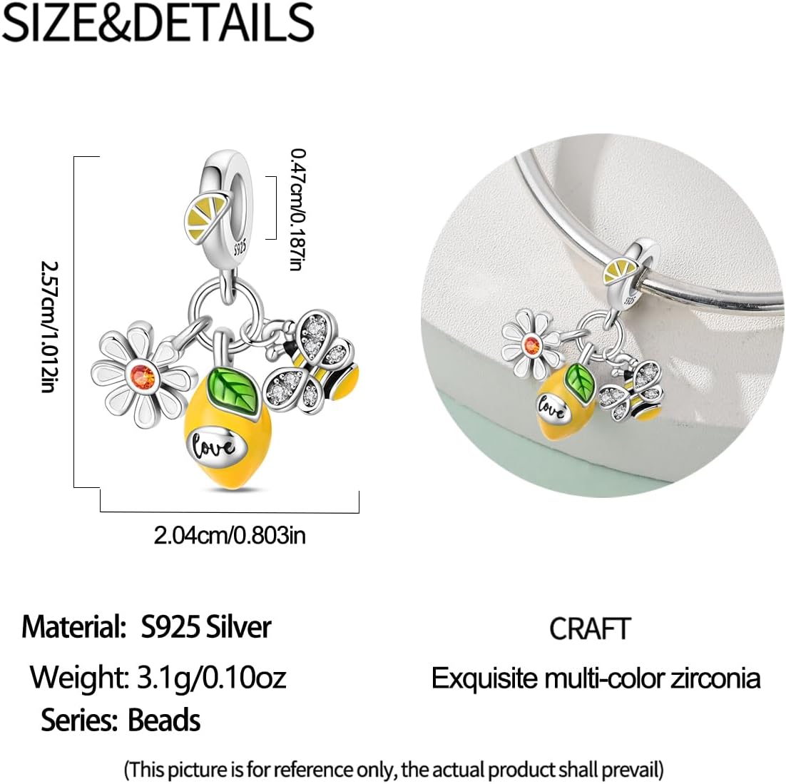 925 Sterling Silver Charms for Bracelets Necklace Dangle Pendants Beads Charms Jewelry Charm for Women - Image 5