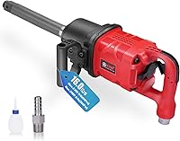 Vista 10 de XIIW Llave de impacto angular de 1/2 pulgada, par máximo de 910 pies-libras, diseño compacto y ligero de 3.63 lb, pistola de aire de impacto mini