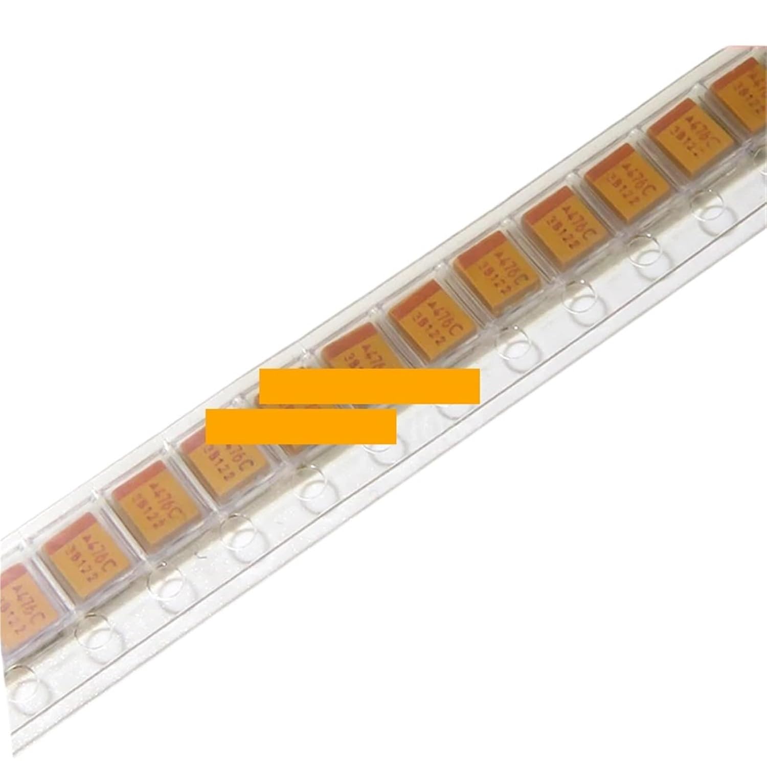 10pcs A Type Tantalum Capacitor 100UF 1UF 4.7UF 10UF 22UF 33UF 47UF 6.3V 10V 16V 25V(A 6.3V100UF 107)