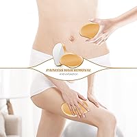 Vista 2 de Fochst Borrador de cabello de cristal para mujeres y hombres removedor de pelo de cristal reutilizable herramienta mágica para exfoliación sin dolor