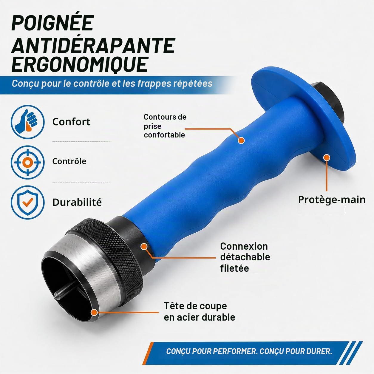 TOPWAY Ensemble de Poinçons Creux 14 Pièces, Coupe Perforateurs en Cuir Professionnel de 5-35mm avec Poignée de Serrage pour Ceinture de Travail du Cuir Joints en Caoutchouc Bracelet de Montre