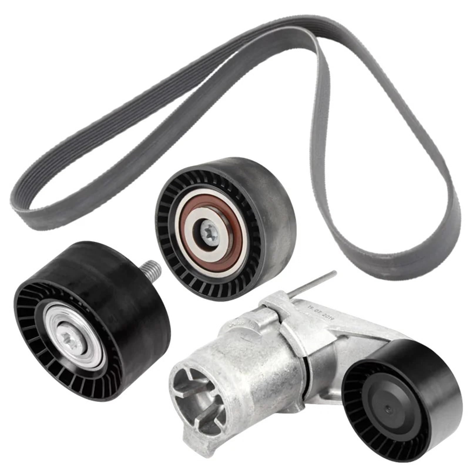 Zespół rolki napinacza Zestaw prowadnicy paska napinacza silnika pasuje do BMW F07 F10 F06 F12 F13 F02 X5E 70 F15 X6 E71 F16 N55 11287628659