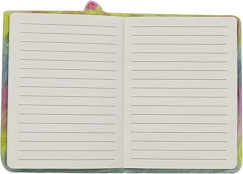 Miniatura 5 de Lindo cuaderno de bolsillo de felpa con lazo de lentejuelas, bloc de notas de diario personal con papel rayado para niños y niñas