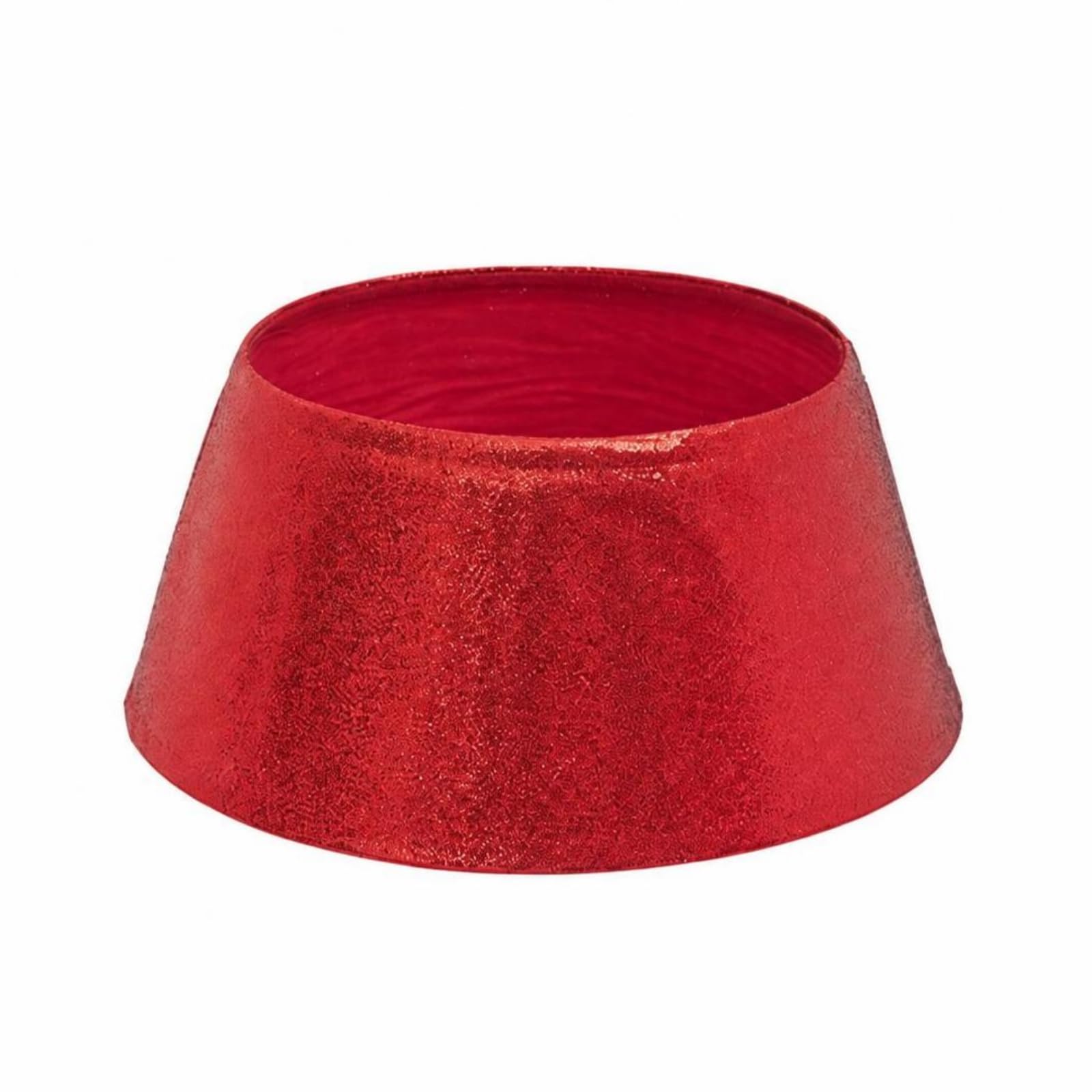 rockible Anello Gonna per Albero di Natale | Glitterato, Copribase per Albero di Natale con Effetto Glitter, Festivo, Casa, Vetrine, Feste, Rosso