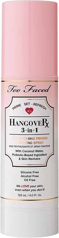 Hangover 3-in-1 Primer & Setting Spray | Soothing & Hydrating Setting Spray for Face Makeup | Coconut Water