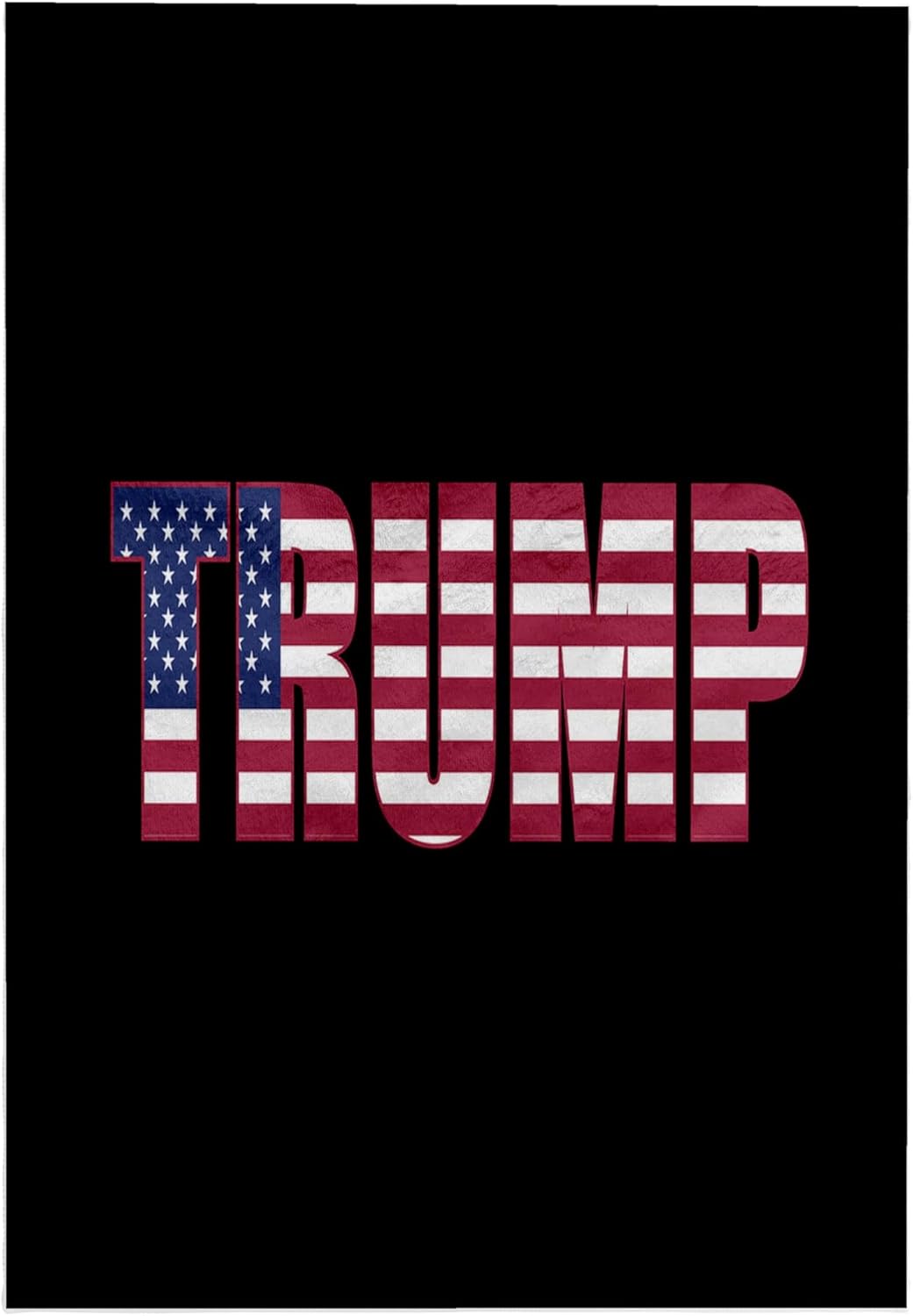 3dRose USA American Patriotic Typography-Donald Trump-Black 22x30 Bath Hand Pool Towel