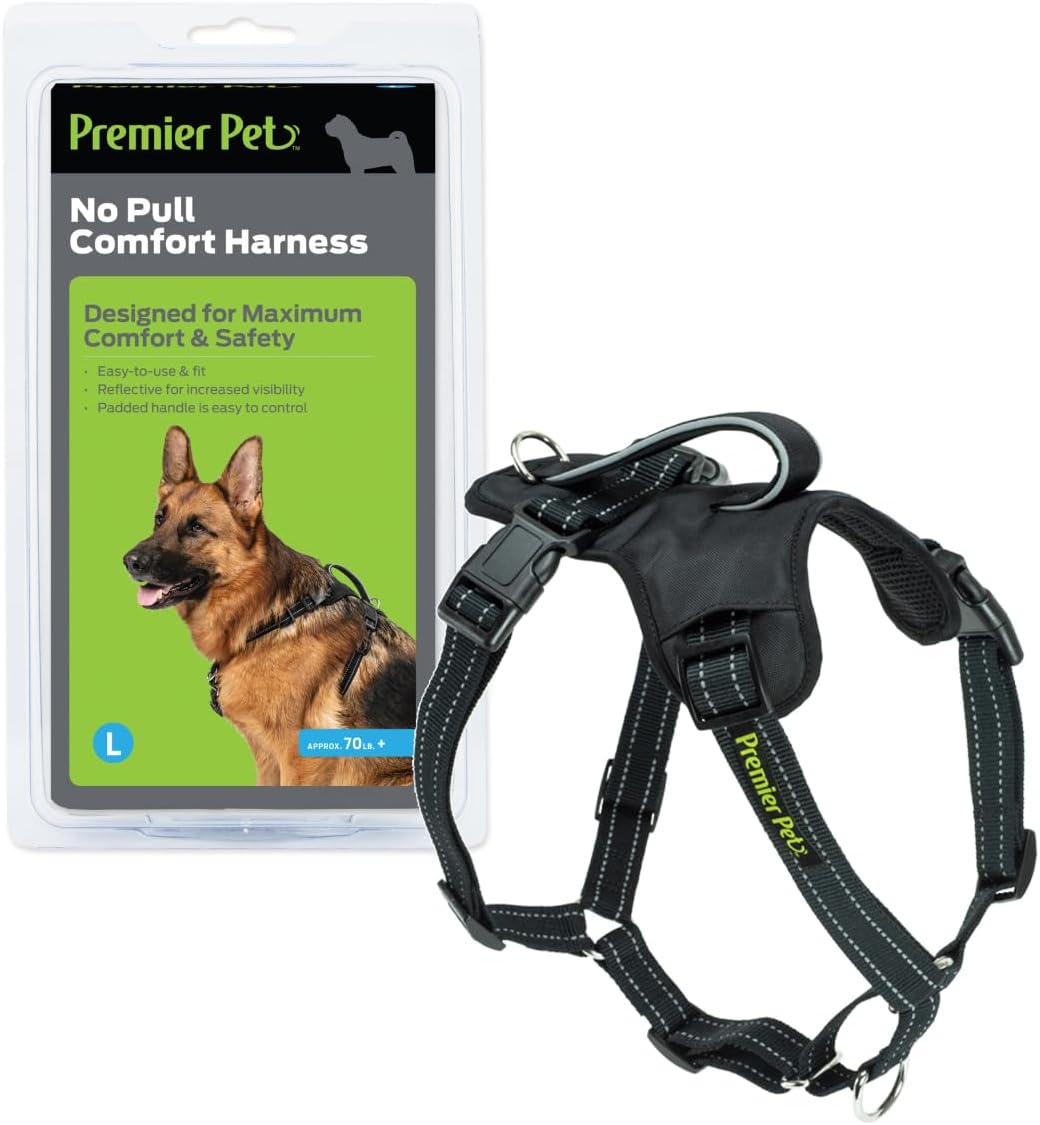 Premier No Pull Comfort Harness: Adjustable, Padded, and Safe for Dogs