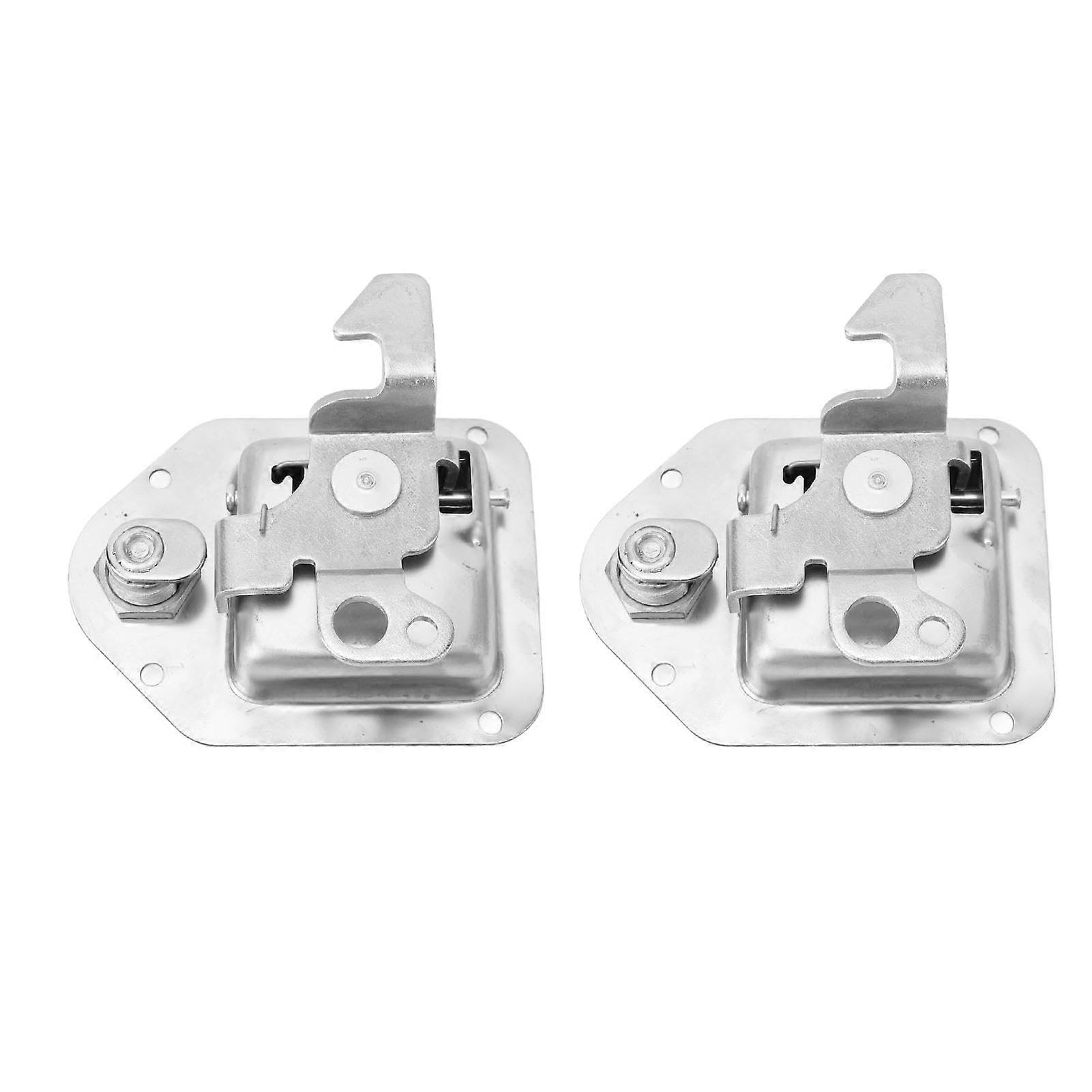 Joyhappst Image Color 1 Pair Truck Tool Box Latch Stainless Steel Toolbox Handle Latch Paddle Lock With 4 Keys For Rv Trailer Utv Atv Box