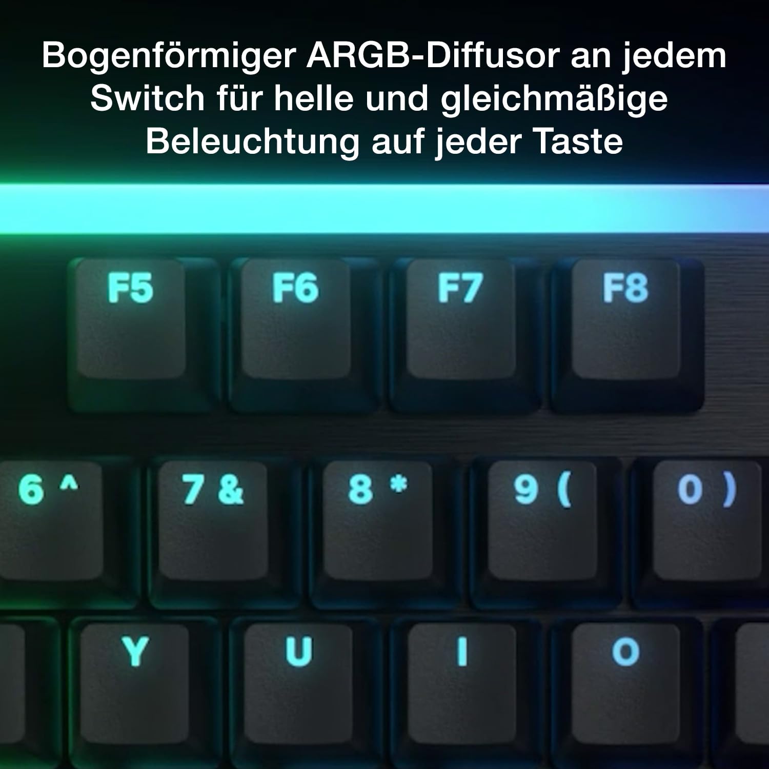 be quiet! Light Mount Silent Linear DE ISO Tastatur, mechanische Switches, Hot-Swap, PBT-Double-Shot-Tastenkappen