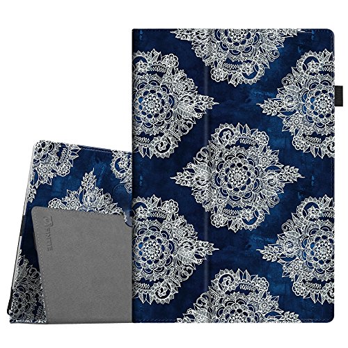 Fintie Case for Surface Pro 7+ / Pro 7 / Pro 6 - Premium Vegan Leather Slim Fit Folio Cover with Stylus Holder, Compatible w/Microsoft Surface Pro 5 / Pro 4 3 and Type Cover Keyboard (Indigo Dreams)
