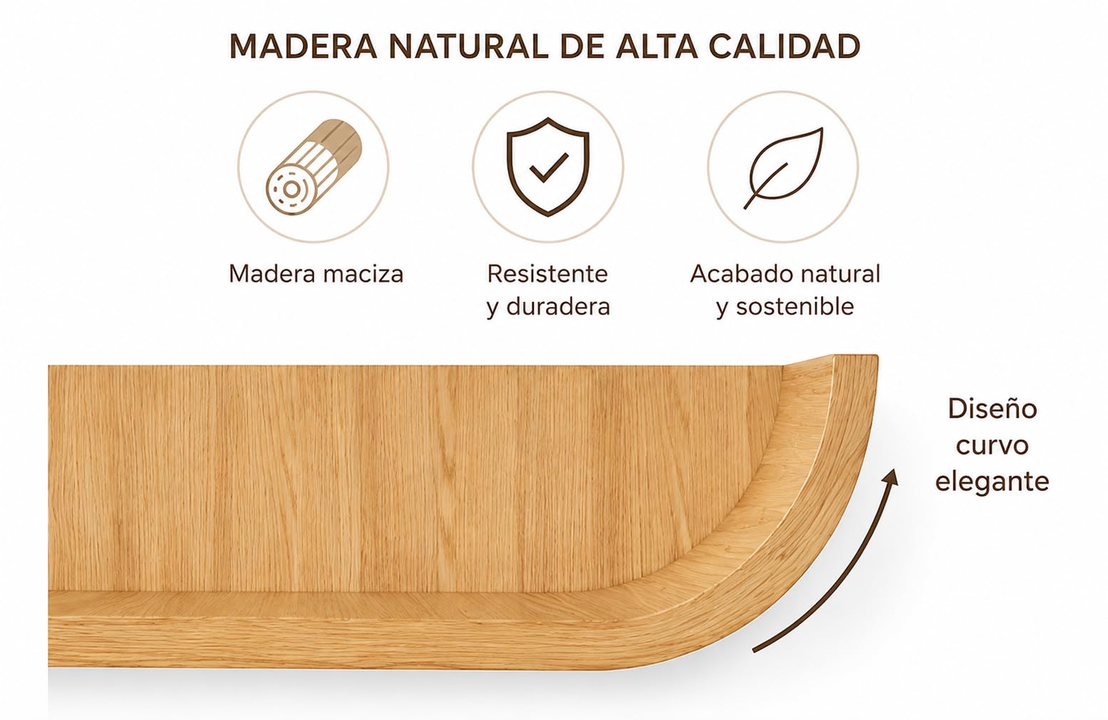 Set de 2 Estanterias de Pared Madera Maciza Pino, Baldas Flotantes Pared 60x20x12cm Diseño U, Estanteria Libros y Decoracion Pared para Salon, Dormitorio Niños o Baño