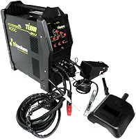 Inversora de solda 200A para alumínio AC/DC com pedal e tocha - TIG3000 - Titanium (110V/220V)