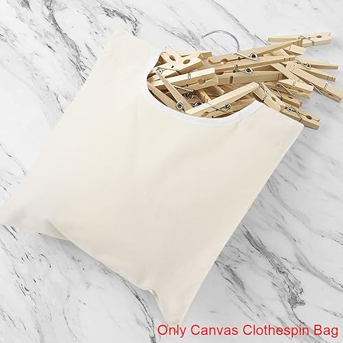 Miniatura 5 de Bolsa de lona para ropa, portátil, reutilizable, de tela Oxford, organizador de almacenamiento para colgar, soporte para colgar ropa de lavandería