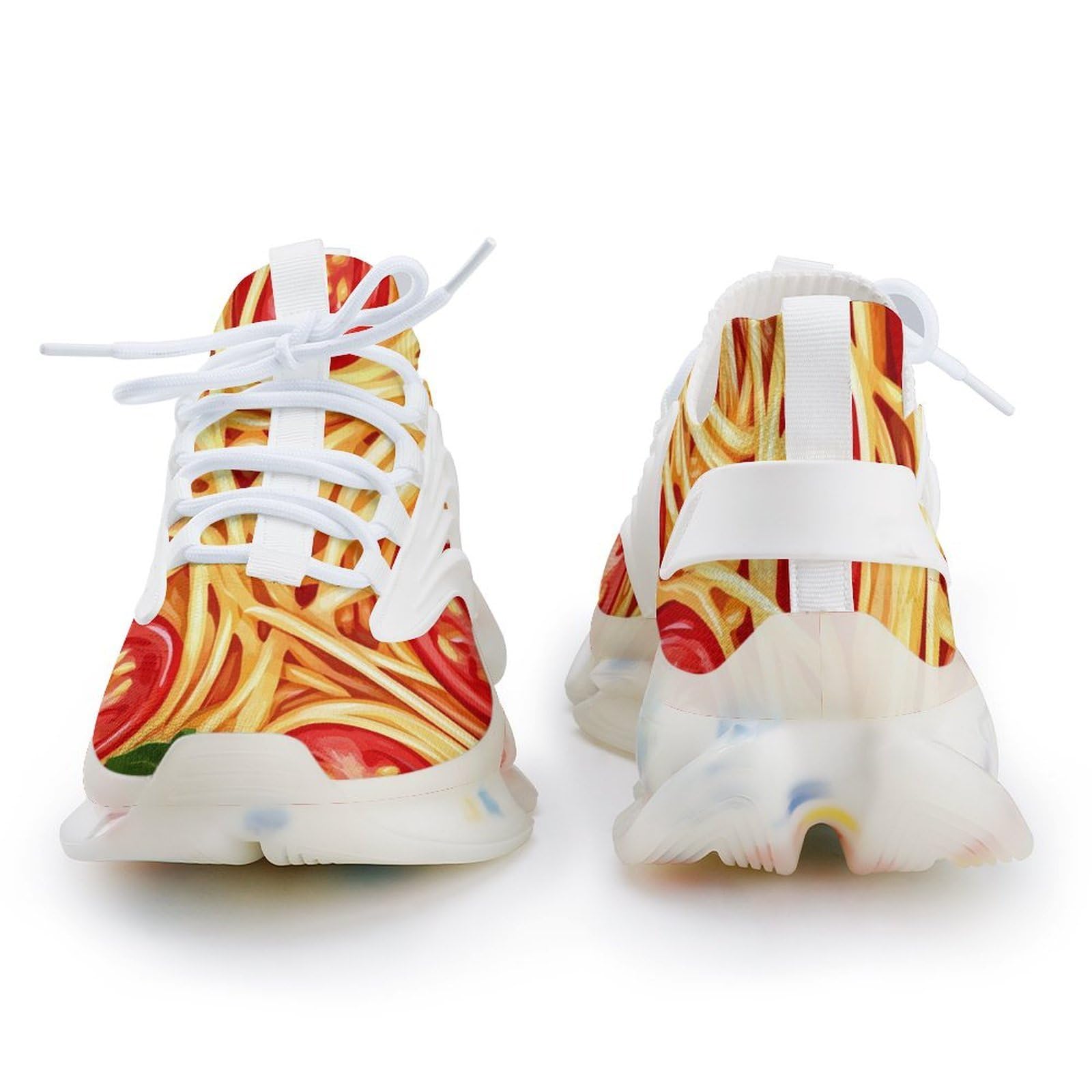 Spaghetti Pasta Noodles T-omato Salsa Uomini Scarpe Da Corsa Atletica Scarpe Da Ginnastica Walking Sneakers