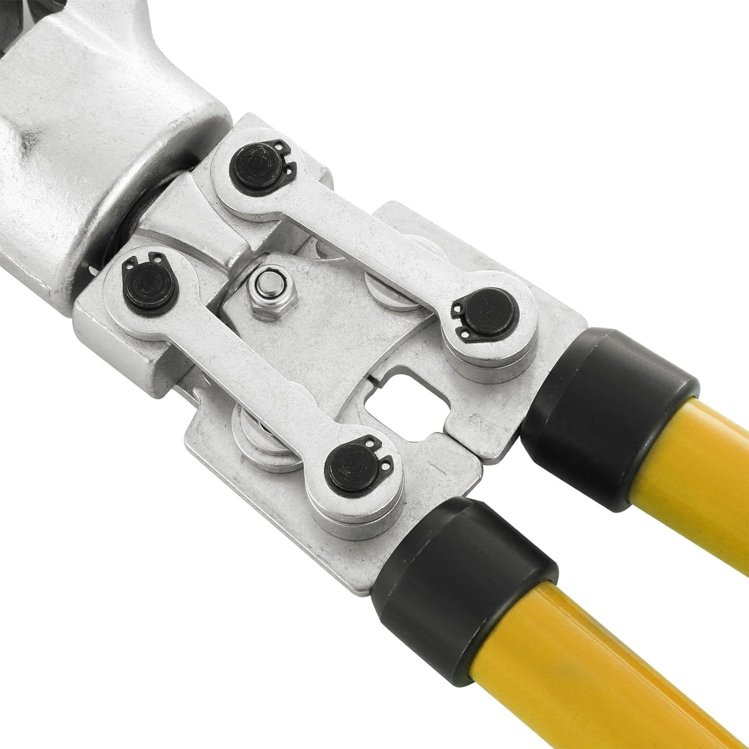 TANIASHOP Pinza Crimpatrice Manuale Pressatrice per Multistrato con Testa Rotante a 360° Pinza per Serra Pinza Crimpatrice idraulica con Matrici Φ 16-20 mm-26 mm-32 mm per Tubo PEX