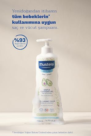 Mustela Yenidoğan Şampuanı Avokado İçerikli (500 ml)