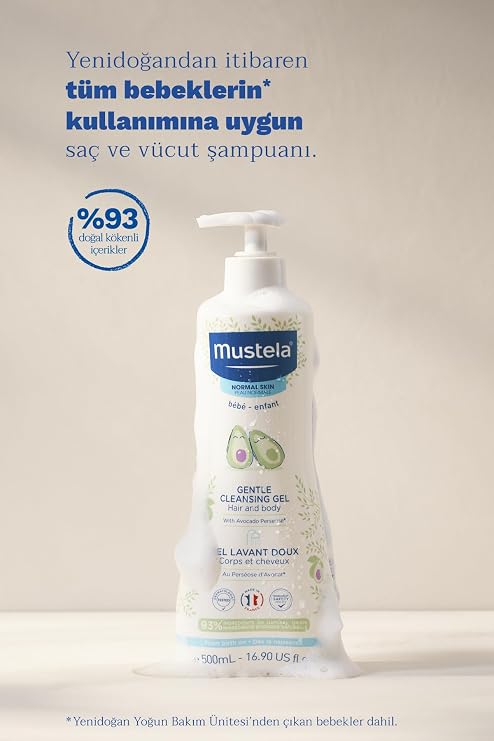 Mustela Yenidoğan Şampuanı Avokado İçerikli (500 ml)
