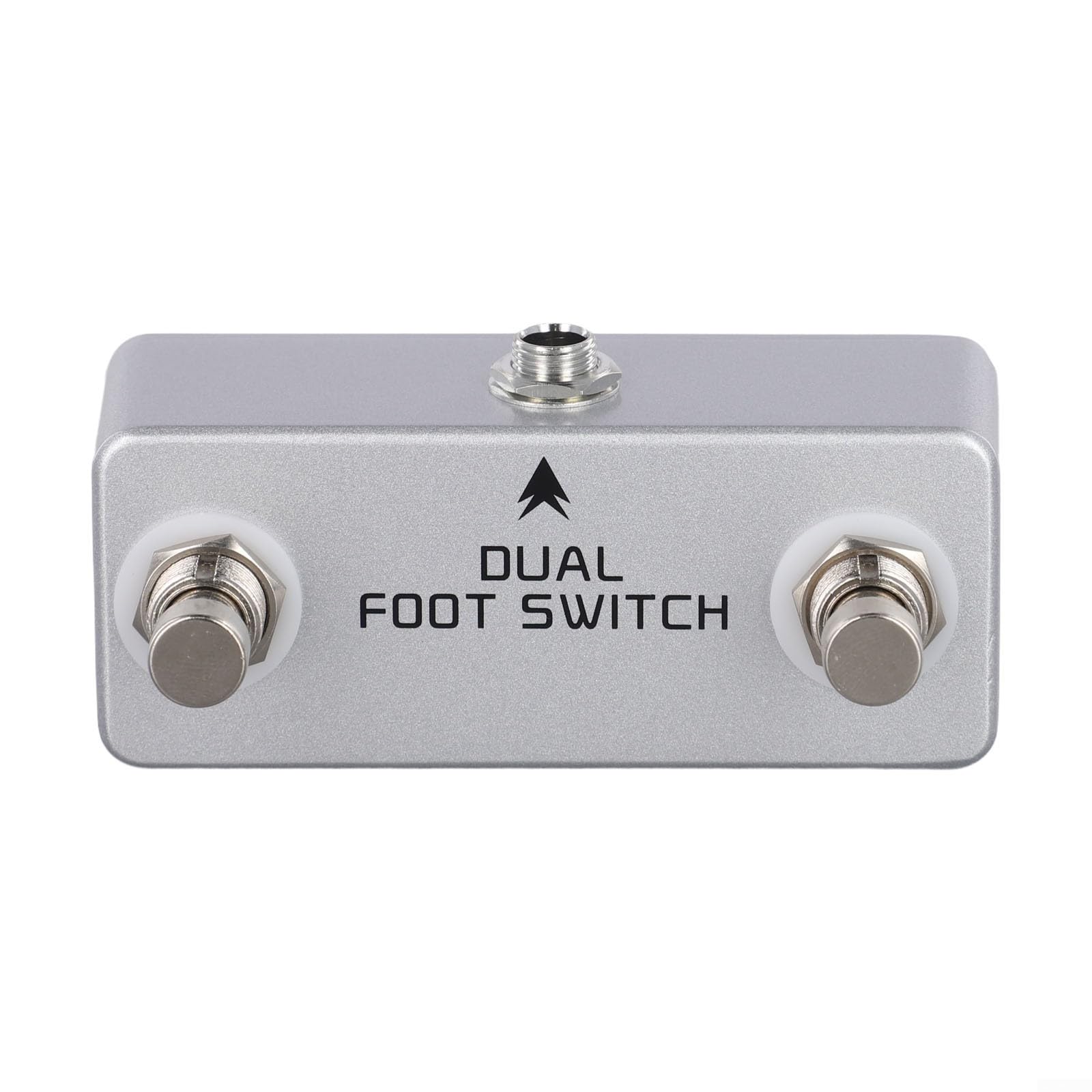 Doppio interruttore a pedale a scatto per amplificatori per chitarra ed effetti a pedale True Bypass Metal Switch per controllo delle prestazioni del palco