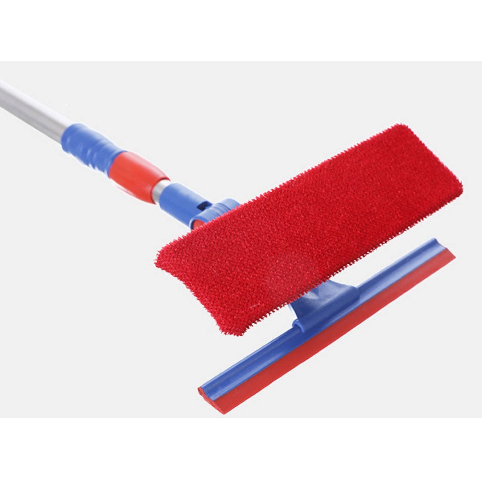 Rasquetas para Ducha, Rascador Azul del Cepillo de Limpieza enjugador la Ducha 2 en 1 con manija Larga Ajustable for el Cuarto baño