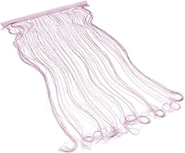 BESPORTBLE Cortina Frisada De Corrente 1Pc Cortina De Franja Persianas Transparentes Cortinas De Cordão De Glitter Cortinas De Miçangas Cortinas De Cordão De Borla Cortina Divisora De