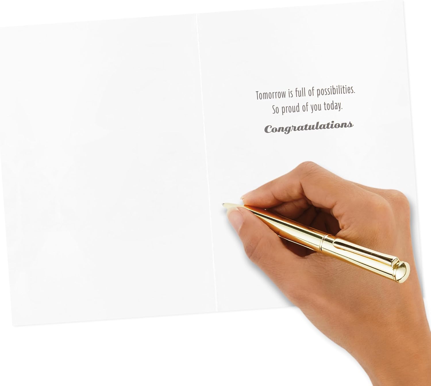 Hallmark Graduation Cards Assortment, Black and Gold, Congratulations Grad (12 Cards and Envelopes, 4 Designs)