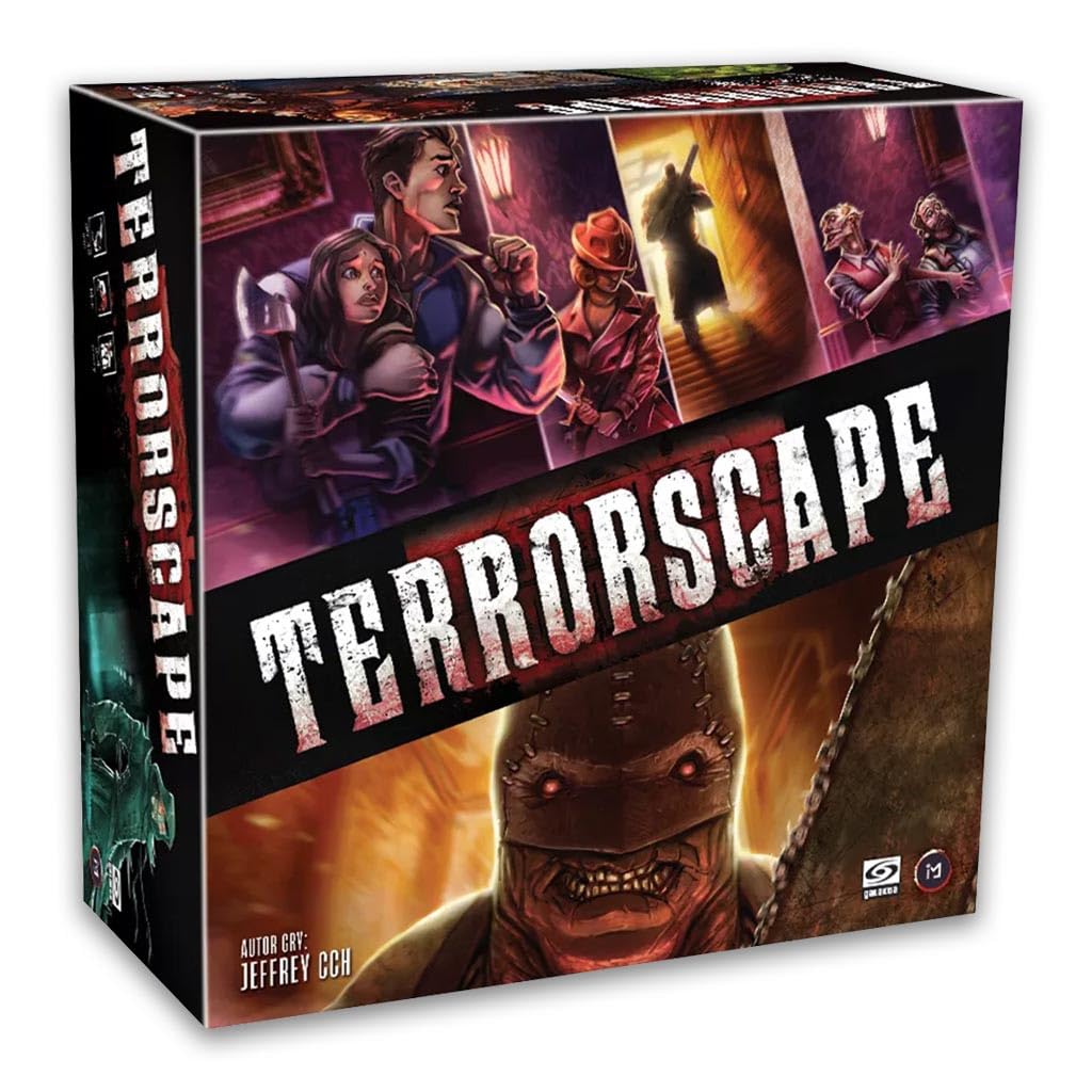 Terrorscape | Hide and Seek Strategy Board Game for Teens and Adults, 2–4 Players, 30–45 Minutes, Ages 14+, English