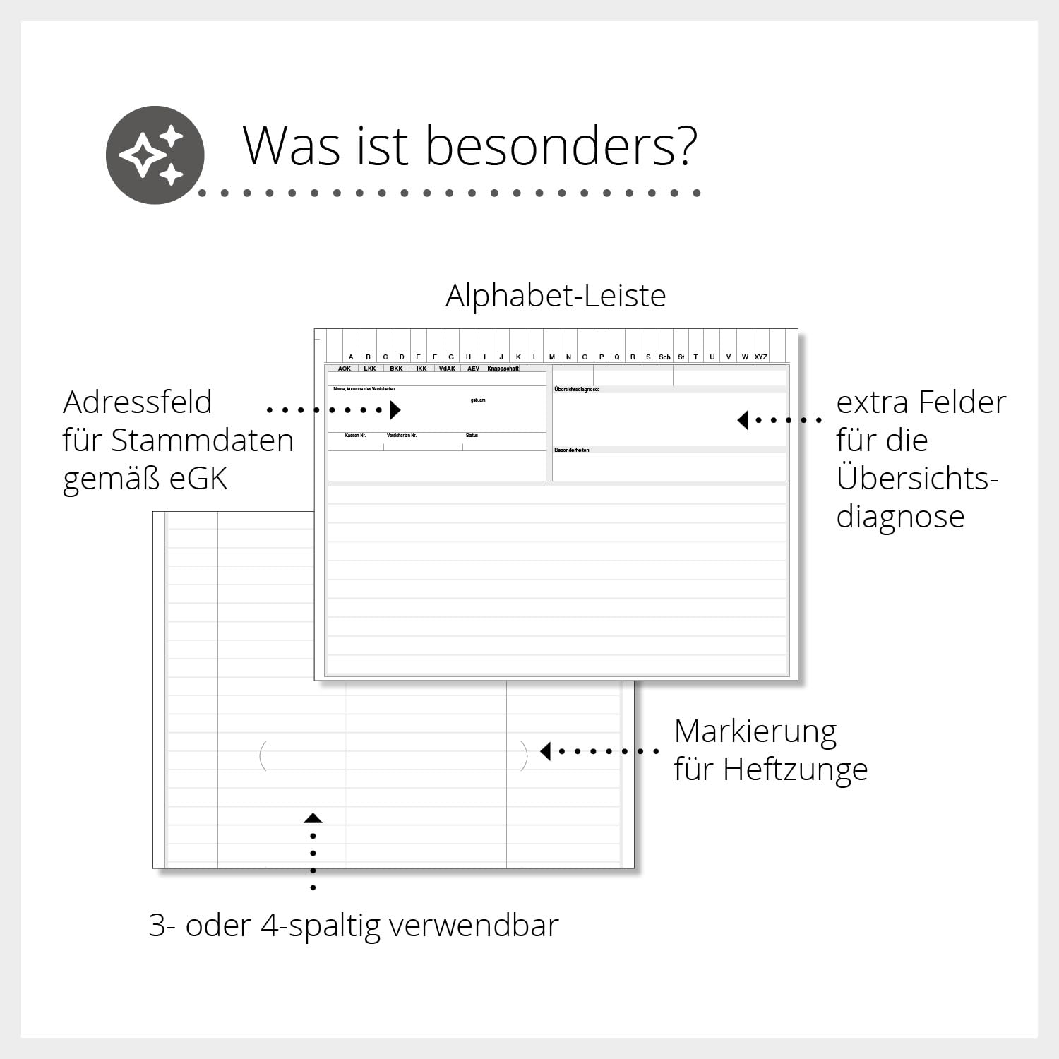 Karteitaschen für Arzt, Praxis, Krankenhaus | 100 Stück | DIN A5 | Rosa | 190g/m² Karton