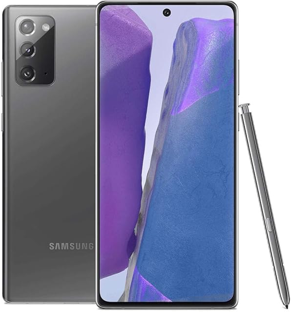 Samsung Electronics Galaxy Note 20 5G Unlocked Android Cell Phone | US Version | 128GB of Storage | Mobile Gaming Smartphone | Long-Lasting Battery | Mystic Gray (Renewed)