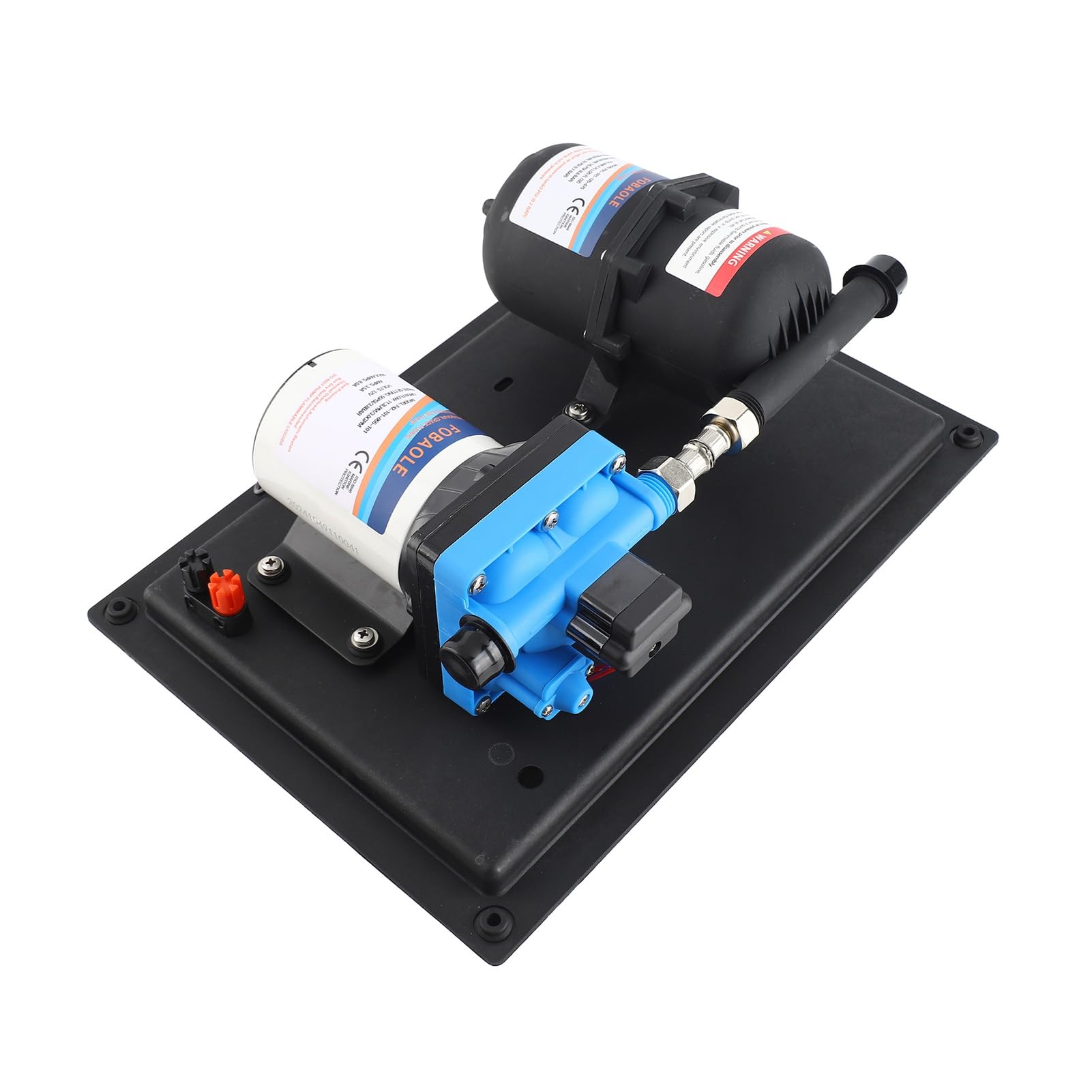 Dioche Bomba de Agua para RV DC 24 V 3,5 GPM 45 PSI Bomba de Diafragma de Agua Dulce con Interruptor de Presión y Tanque para RV, Remolque de Viaje, Cocina, baño: Fácil Instalación, Duradera y (12V)