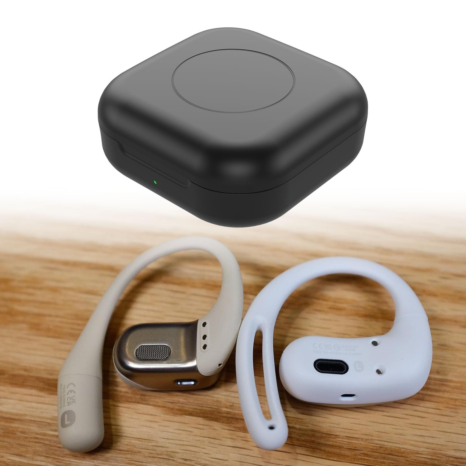 Custodia di ricarica per auricolari da viaggio con 600 mAh, 2,5 ore rapide, luci LED, per auricolari T910 con cavo di tipo C