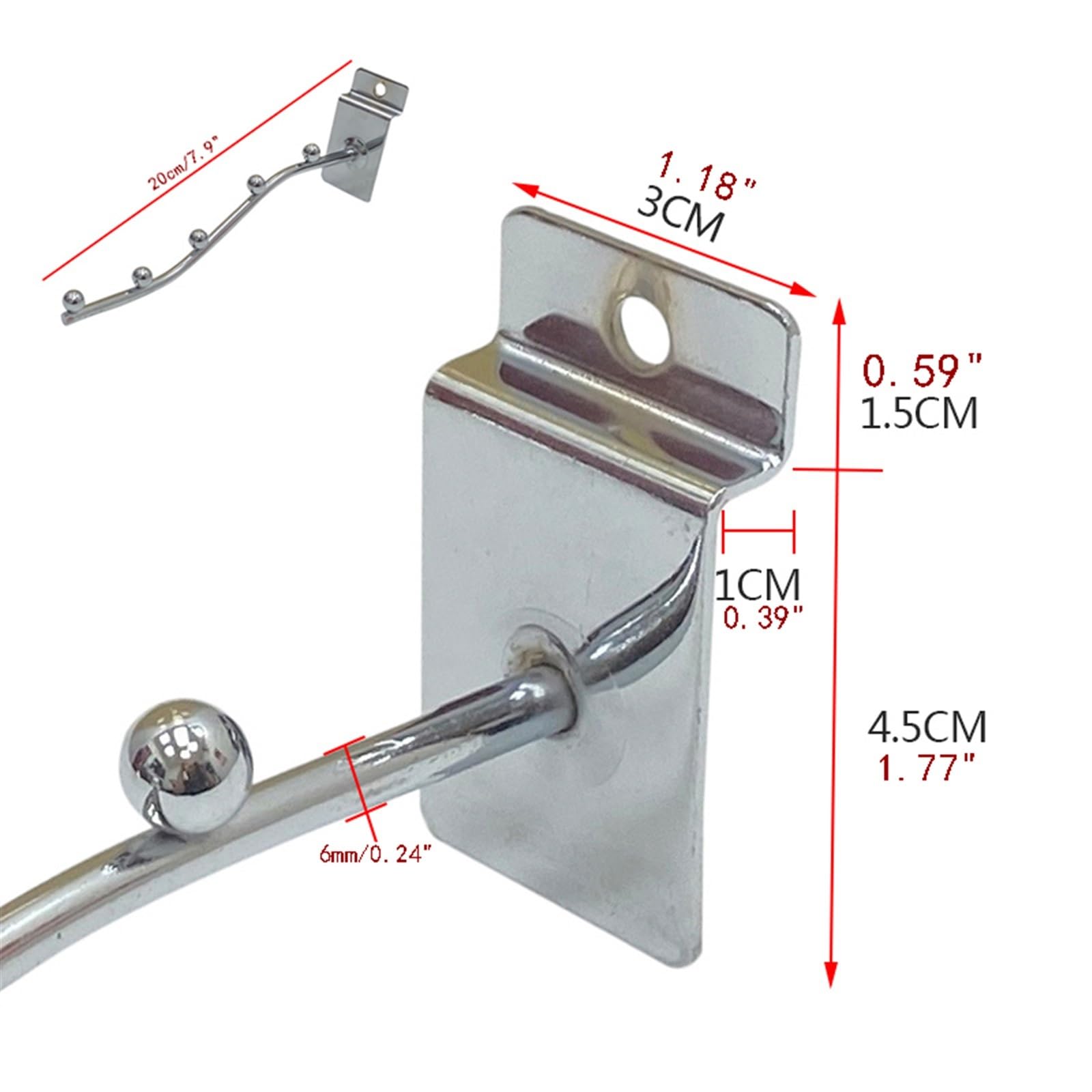 LYGXWJFC Ganchos para Paneles de Pared, 10 Ganchos de Metal para Ropa, Gancho montado en la Pared, Percha para Abrigo, Sombrero, Vestido con Cuentas, Soporte para 5 Cuentas, Ganchos para Colgar en la
