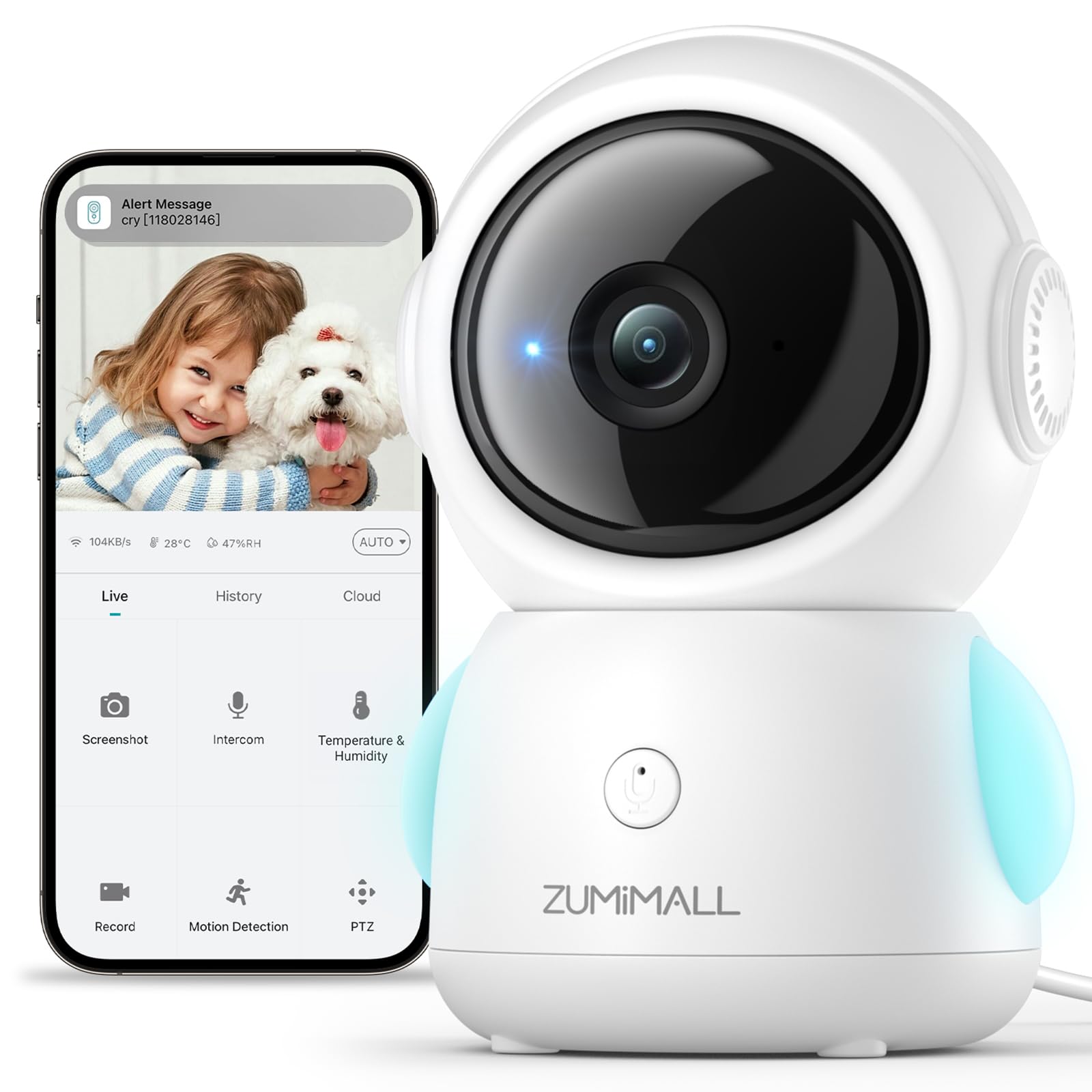 Wifi Zumimall Manual Zumimall Security Camera Indoor 5g 4g Wifi