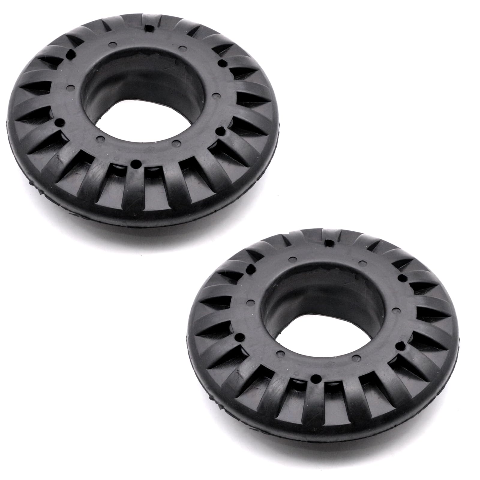 2X Hintere obere Federisolator-Kit-Gummiplatte Federteller Hinterachse oben Für Jeep Grand Cherokee 1999 2000 2001 2002 2003 2004 52088346AB