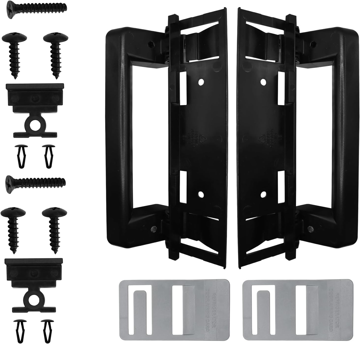 3316882900 RV Refrigerator Door Handle Replacement Fits for Dometic DM2672 DM2682 DM2872 DM2882 Heavy Duty Black Plastic Handle for RV Camper Refrigerator (2-Pack)