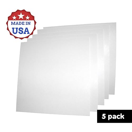 Miniatura 7 de USAMADE s - Paquete de 5 hojas de plástico ABS de 12 x 12 x 062 pulgadas hojas de plástico moldeables ideales para proyectos de bricolaje plástico