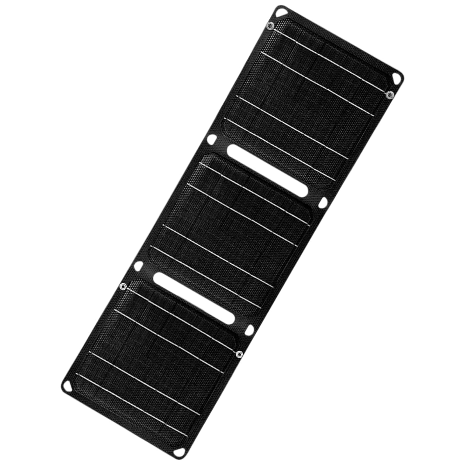 Tsophreniq Black 5V Portable Foldable Solars Panel Etfe Monocrystallines Silicon With Double Usb And Port For Camping And Hiking Waterproof Solars Panel