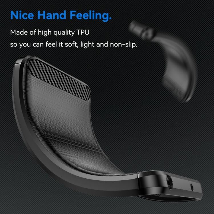Image of Flexible Back Case Cover for Honor Magic6 Pro - Blue (Carbon Fibre)