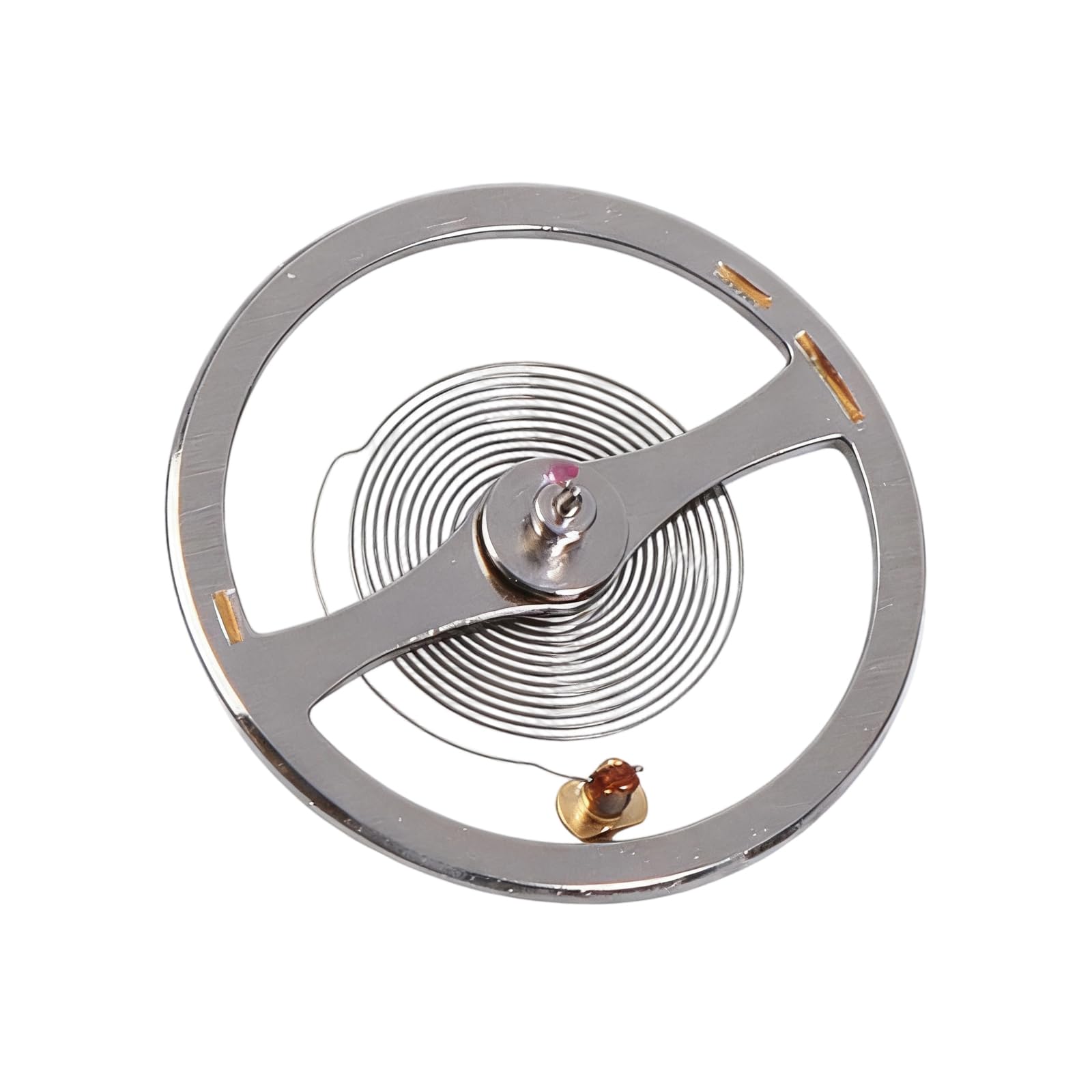 swynrf Accuracy NH38 NH39 Movement Balance Wheel With Hairspring Simple Installation for Automatic Watch Repair & Maintenance