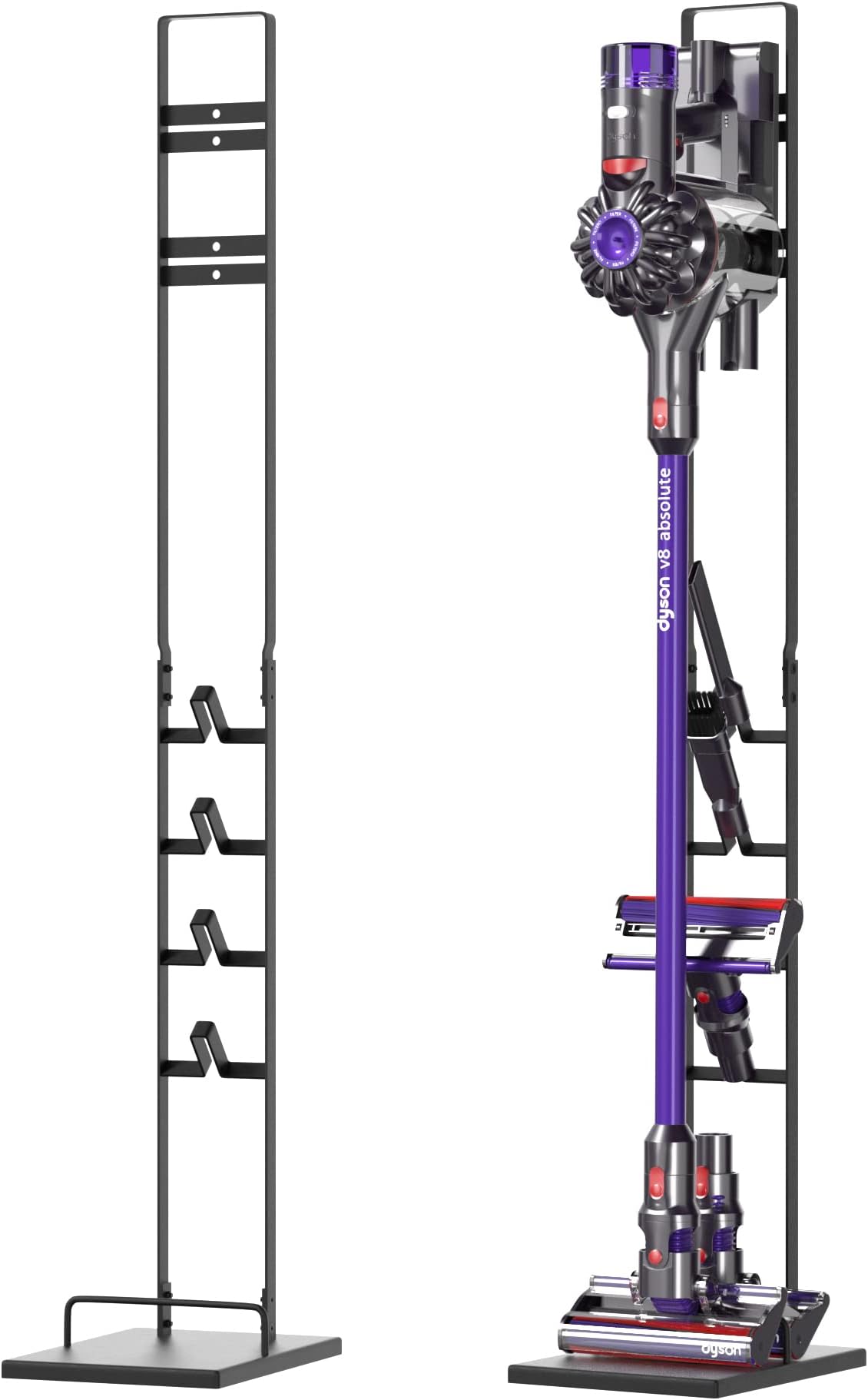Staffa Per Aspirapolvere - Gancio Per Tubo E Testa, Organizzazione Lavanderia O Ripostiglio