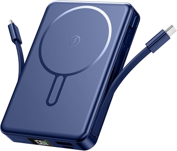 PDBEST Magnetische 10000mAh Power Bank: Convenient Wireless Charging for iPhones