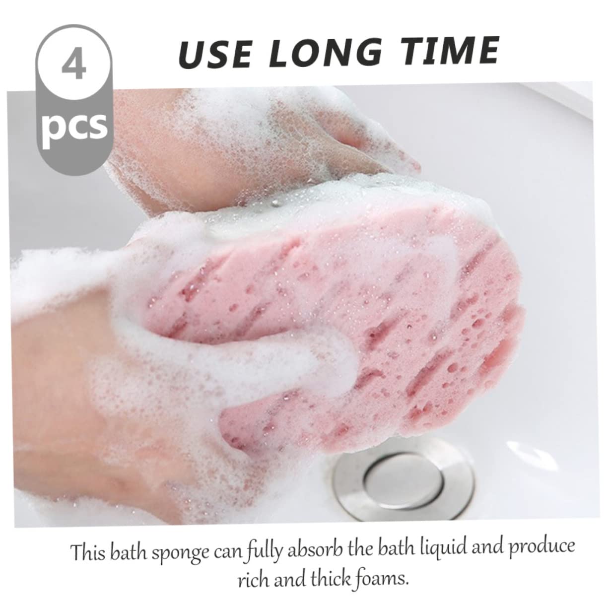 Alipis 16piezas Esponjas Exfoliantes De Ducha Esponjas Reutilizables Para Cuerpo y Efectivas Para Hombres y Mujeres Absorbentes De Jabón Diseño Práctico Para Almacenamiento y Secado