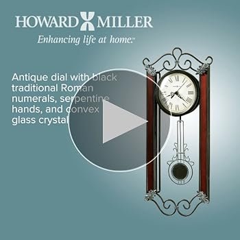Amazon.com: Howard Miller Carmen Wall Clock, Gray Pendulum