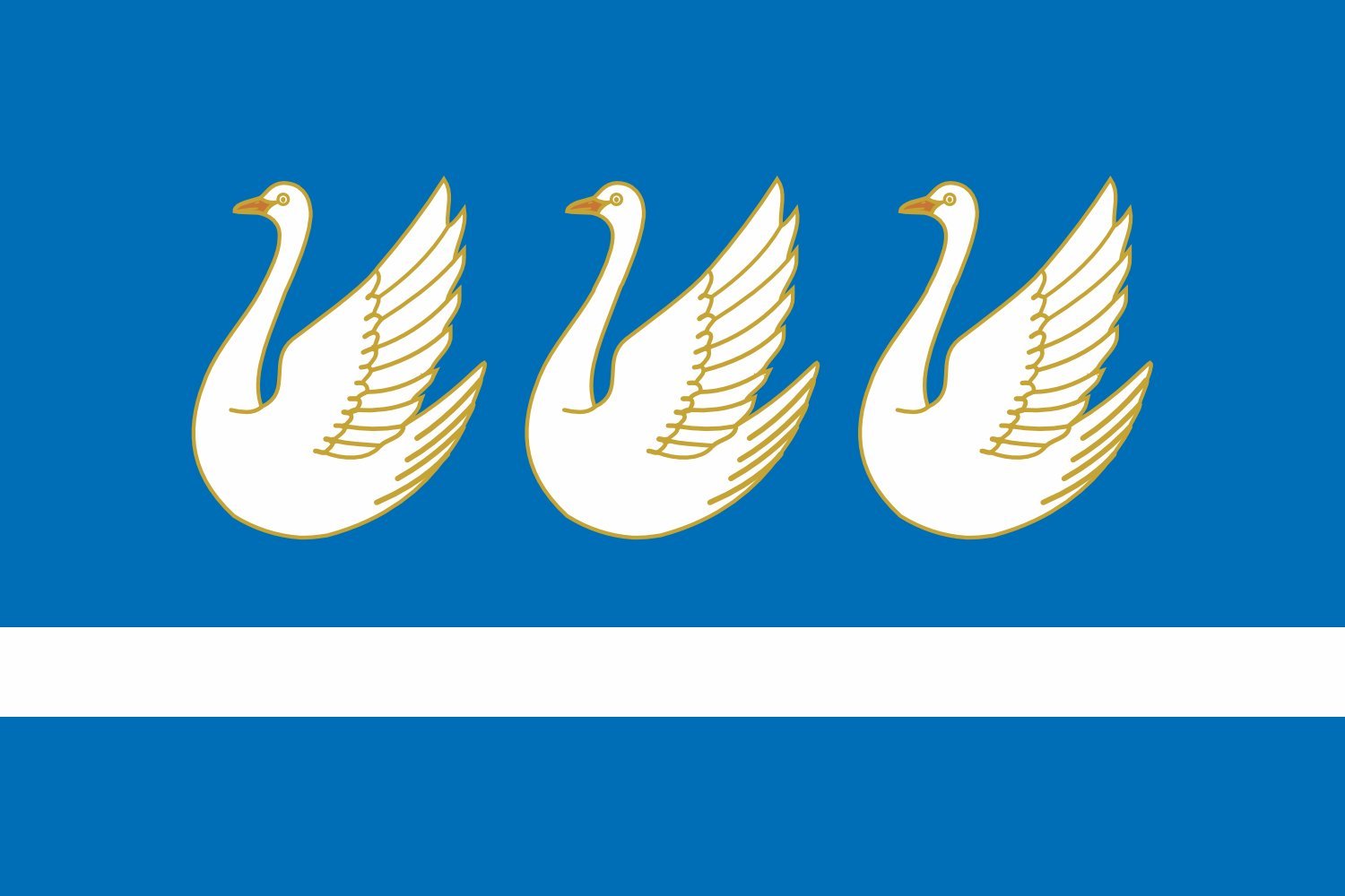Drapeau Sterlitamak grand format de la république de Bachkortostan