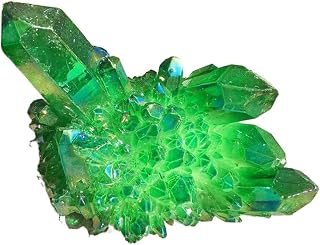 Cristal de meditação natural 100-120 g Conjunto de quartzo de cristal verde natural, para decoração de casa pedra de cristal (Tamanho : 110-120 g)